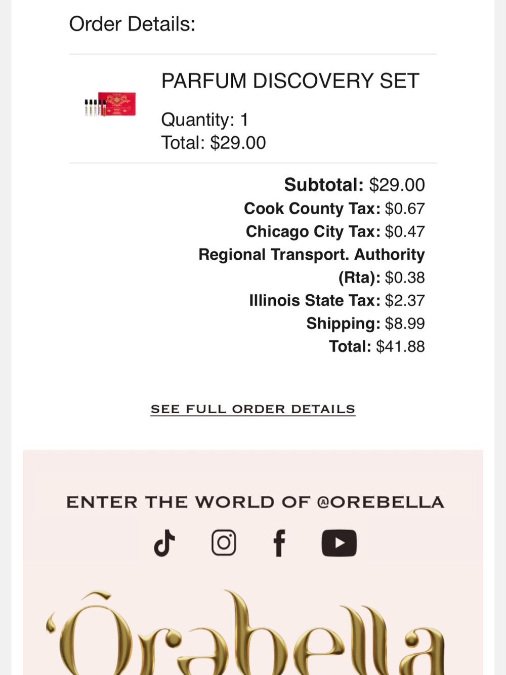 Orebella Perfume Discovery Set x2 Brand New - Picture 4 of 4